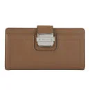MILLY Colby Continental Leather Wallet - Luggage