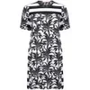 See By Chloé Women's Printed Jersey Dress - Black/White - Image 1