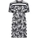See By Chloé Women's Printed Jersey Dress - Black/White Image 1