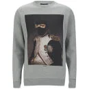 Les Benjamins Men's Napoleon Cotton Sweatshirt - Grey Melange