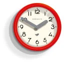 Pantry Wall Clock - Fire Engine Red