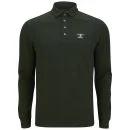 Barbour Men's Standards Long Sleeve Embroidered Polo Shirt - Forest Green Image 1