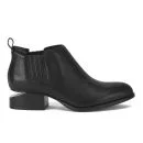 Alexander Wang Women's Kori Leather Ankle Boots - Black/Rhodium
