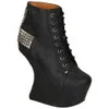 Jeffrey Campbell Women's Studded Holy Cross Boots - Black - Image 1