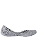 Melissa Women's Campana Papel 11 Ballet Flats - Silver Glitter
