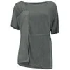 Gestuz Women's Camas Loose Patchwork T-Shirt - Grey - Image 1