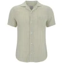 Hardy Amies Men's Dotted Line Shirt - White/Navy