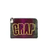 House of Holland Crap Pouch Leather Clutch Bag - Multi Snake - Image 1