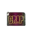 House of Holland Crap Pouch Leather Clutch Bag - Multi Snake Image 1