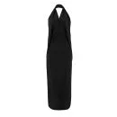 Jan Ahlgren Women's 1201-387 Silk Open Back Dress - Black