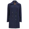 BOSS Orange Women's Leopard Print Wool Coat - 988 Navy - Image 1