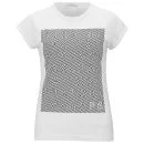 Paul by Paul Smith Women's Magic Eye Alphabet Print T-Shirt - White Image 1