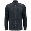 Marc by Marc Jacobs Men's Beano Plaid 100% Cotton Shirt - Midnight Navy
