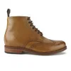 Grenson Men's Sharp Leather Brogue Boots - Tan - Image 1