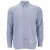 Bedwin & The Heartbreakers Men's Brian Button Down Broad Shirt - Navy - Image 1
