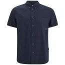 Paul Smith Jeans Men's Classic Fit Short Sleeve Shirt - Navy