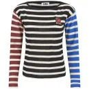 Sonia by Sonia Rykiel Women's Colour Block Striped Jersey Top - Multi
