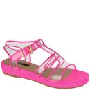 Senso Women's Heara Flat Sandals - Fluro Pink Image 1