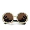 Wildfox Bianca Round Sunglasses - Cream/Black - Image 1
