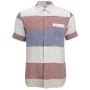 Edwin Men's Simple Short Sleeved Shirt - Multicolour Wash