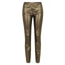 MW Matthew Williamson Women's 458 C094 Skinny Jeans - Gold Foil