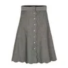 Bolzoni & Walsh Women's SK03 V2 Scalloped Pocket Skirt - Grey - Image 1