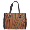Paul Smith Accessories Women's Double Zip Leather Tote Bag - Multi Swirl - Image 1