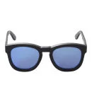 Wildfox Classic Mirror Sunglasses - Black/Blue