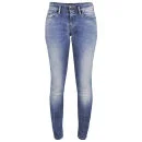 Denham Women's Sharp FFS Mid Rise Mis Rise Skinny Jeans - Light Wash Image 1