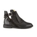 Thakoon Addition Women's Patti2 Buckle Leather/Pony Ankle Boots - Black Image 1
