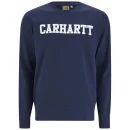 Carhartt Men's College Sweatshirt - Jupiter/White Image 1
