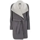 Joseph Women's Lisa Long Double Cashmere Belted Coat - Grey