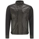 Matchless Men's Brooklands Leather/Wool Blouson Jacket - Black Image 1