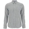 Hardy Amies Men's Linen Mix Shirt - White/Navy - Image 1