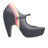 Karl Lagerfeld for Melissa Women's Ginga Rainbow Heels - Black - Image 1