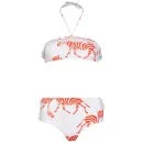Orla Kiely Women's Bikini - White/Fluro Pink