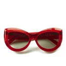 Wildfox Kitten Cat's Eye Sunglasses - Translucent Red Image 1