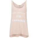 Wildfox Women's Don't Wake Me Up Tank Top - Coral Shell Image 1