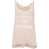 Wildfox Women's Don't Wake Me Up Tank Top - Coral Shell - Image 1