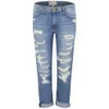 Current/Elliott Women's Fling Mid Rise Boyfriend Jeans - Tattered Destroy - Image 1