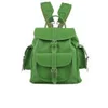 Grafea Clover Leather Backpack - Green - Image 1