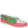 Sperry Women's A/O 2-Eye Boat Shoes - Pink/Green/White - Image 1