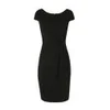 Great Plains Women's J1CE9 Madison Jersey Gather Detail Dress - Black - Image 1