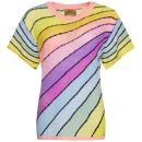 Wildfox Women's Over The Rainbow Lake House Knit T-Shirt - Sunset
