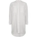 D.EFECT Women's Burnett Winter Silk Shirt - White
