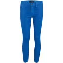 J Brand Women's Mid-Rise Skinny Fit Capri Jeans - Lacquered Breakwater
