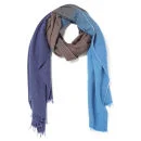 Paul Smith Accessories Men's Hand Dyed Scarf - Navy Image 1