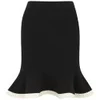 McQ Alexander McQueen Women's Peplum Knit Skirt - Jet Black - Image 1