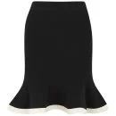 McQ Alexander McQueen Women's Peplum Knit Skirt - Jet Black