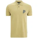 Paul Smith Jeans Men's Regular Fit 'P' Polo Shirt - Yellow Image 1